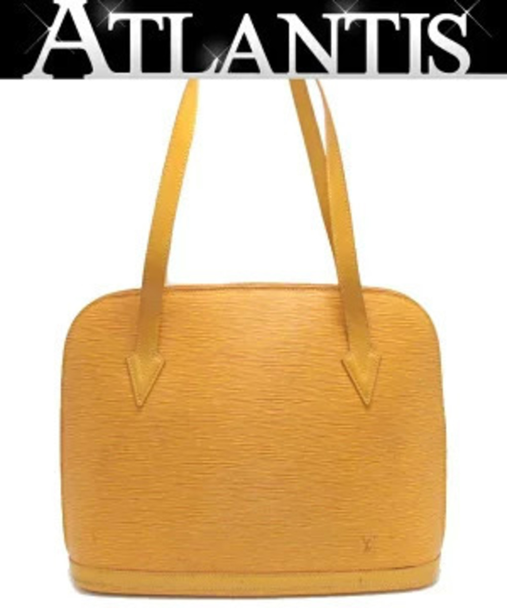 Louis Vuitton Lussac Shoulder Bag Epi Leather Tassili Yellow